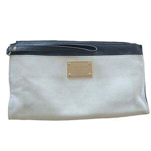 Michael Kors Black and White Clutch